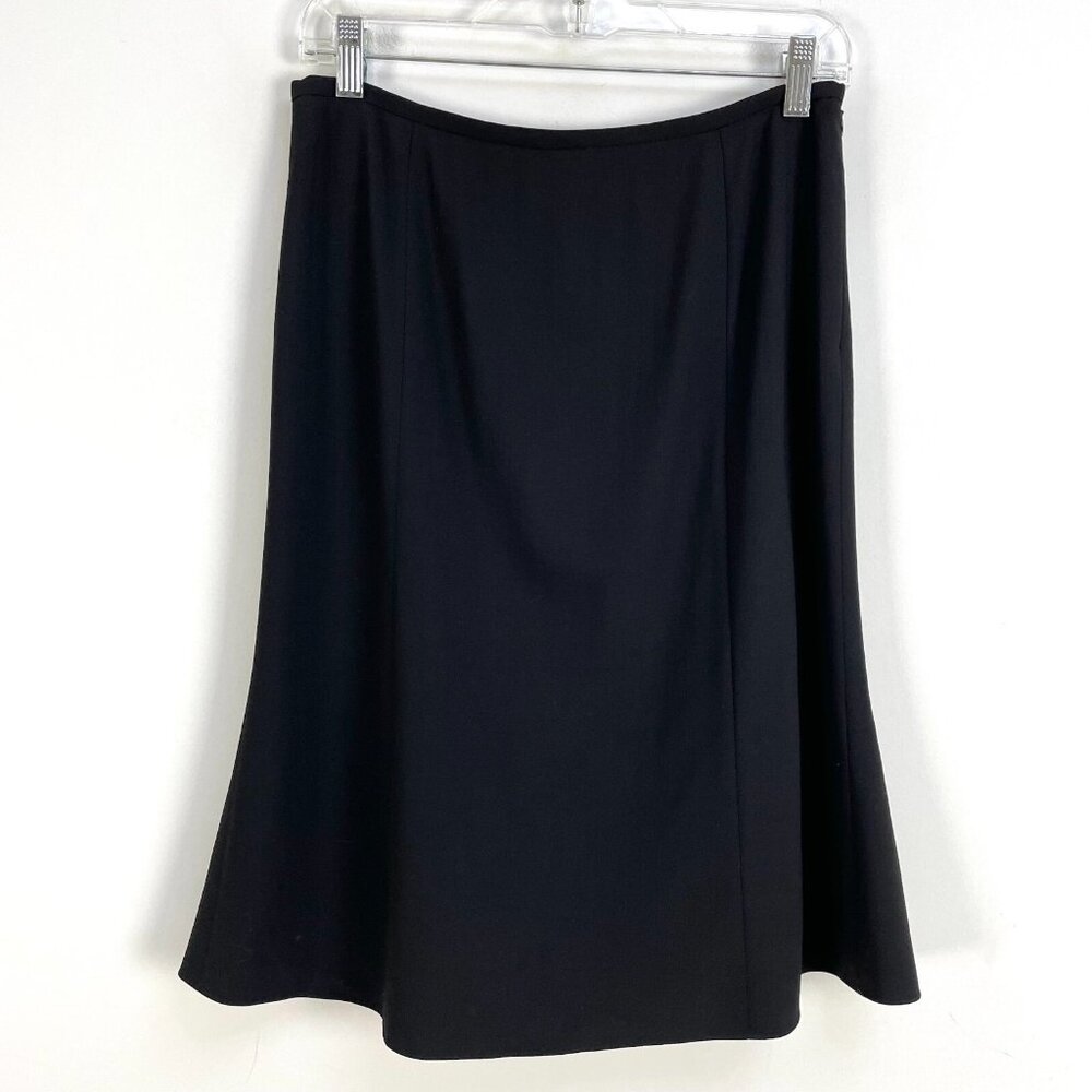 Armani‎ Collezioni Womens 6 Peplum Swing Pencil Skirt 100% Virgin Wool ITALY